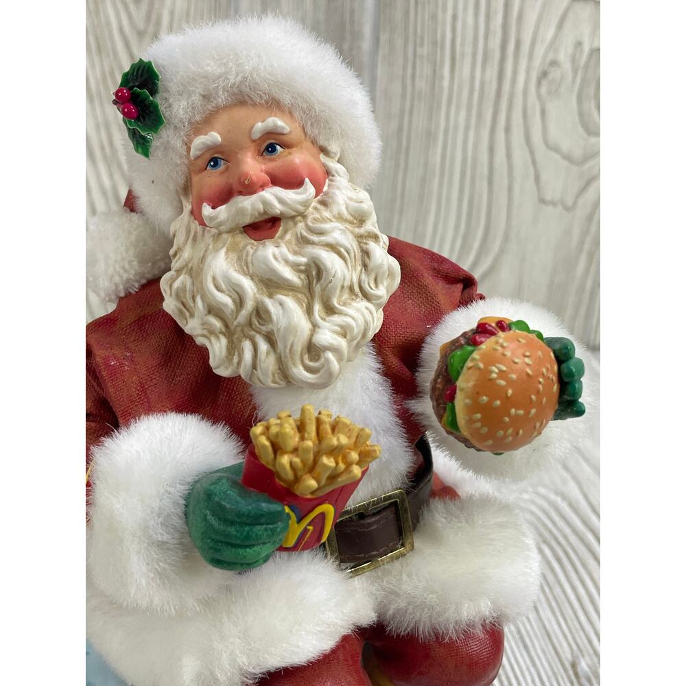 Possible Dreams Clothtique McDonald’s Midnight Break Santa #132001 VTG 1998